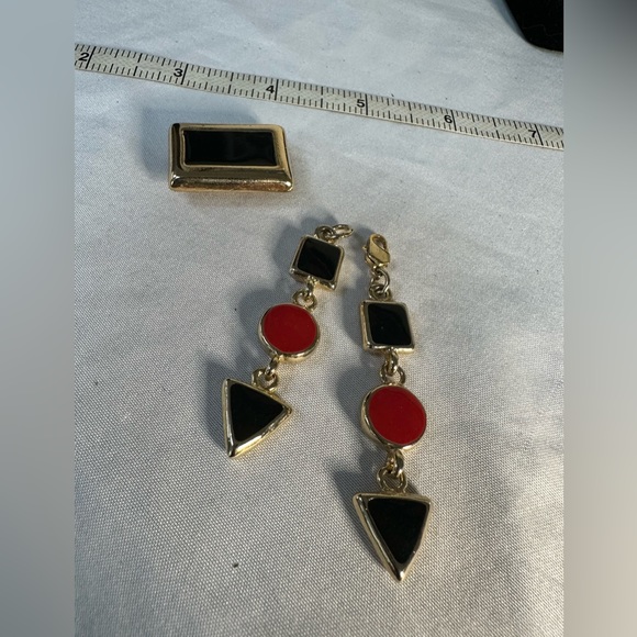 80’s Ernst Bek abstract charm dangle pin - Picture 6 of 7